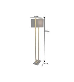 Lampa podłogowa COLLEEN 160 cm złota