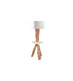 Lampa podłogowa Driftwood 153 cm biała