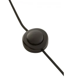 Lampa podłogowa EVY 130 cm czarna naturalna