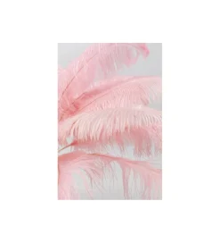 Lampa podłogowa FEATHER PALM 165 Cm Pióra różowa