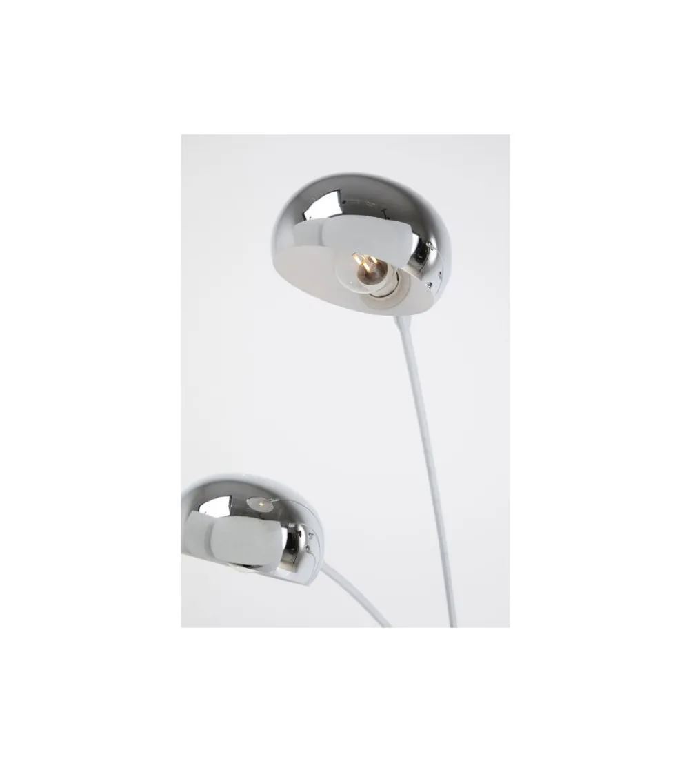 Lampa podłogowa FIVE FINGERS 201 cm srebrna
