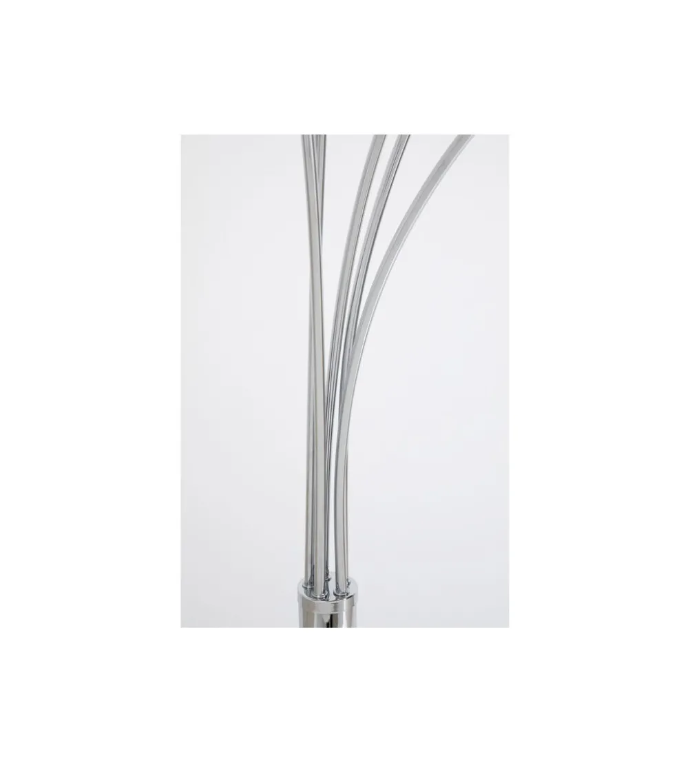 Lampa podłogowa FIVE FINGERS 201 cm srebrna