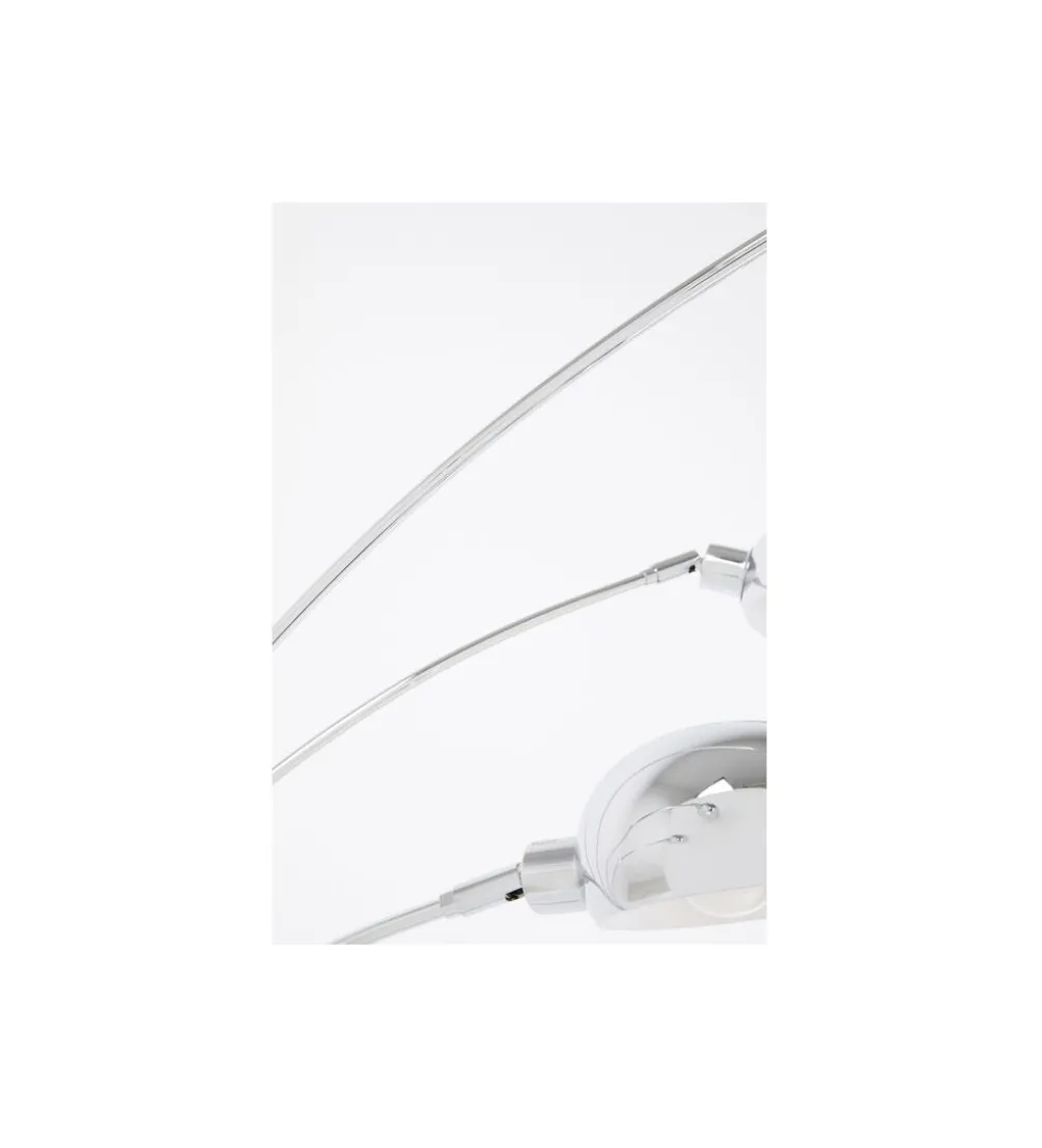 Lampa podłogowa FIVE FINGERS 201 cm srebrna