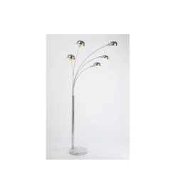 Lampa podłogowa FIVE FINGERS 201 cm srebrna