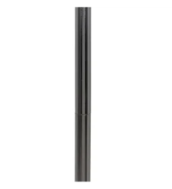 Lampa podłogowa HEMLA 156 cm szklana czarno szara