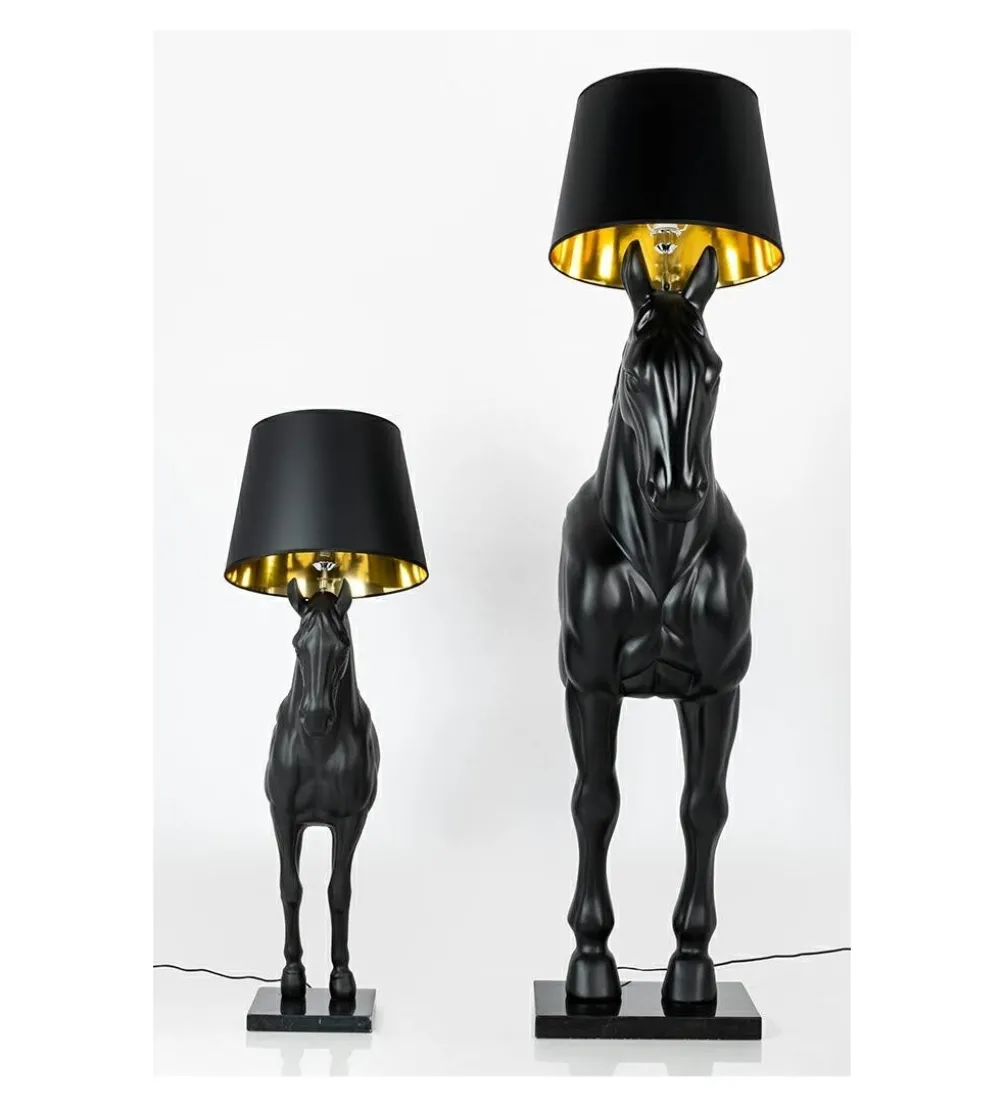 Lampa podłogowa Horse Stand M czarna