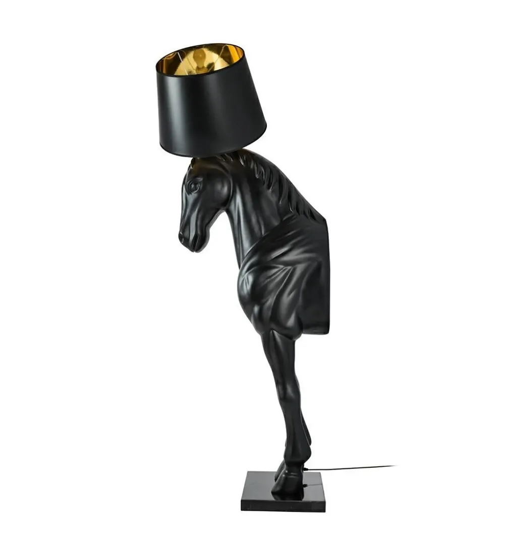 Lampa podłogowa Horse Stand M czarna