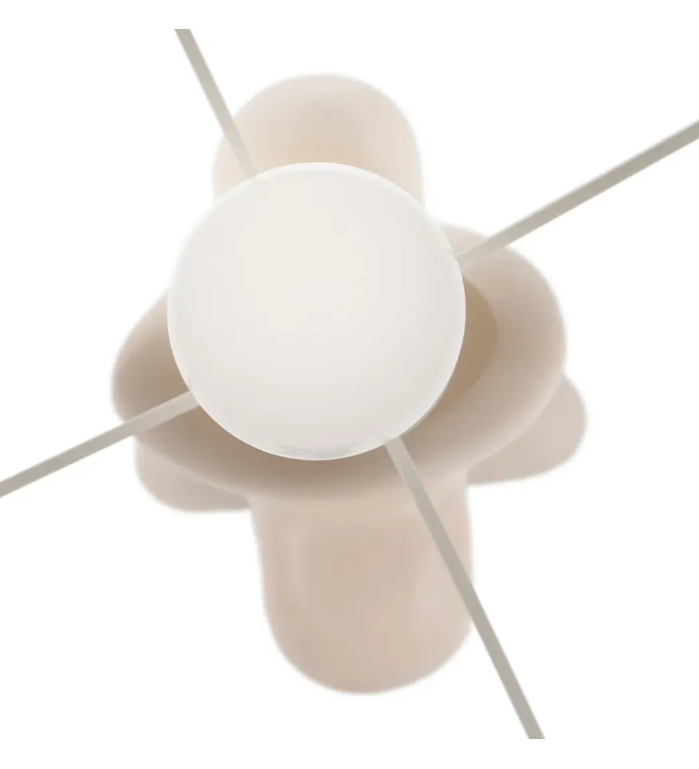 Lampa podłogowa LEKATU 142 cm kremowa