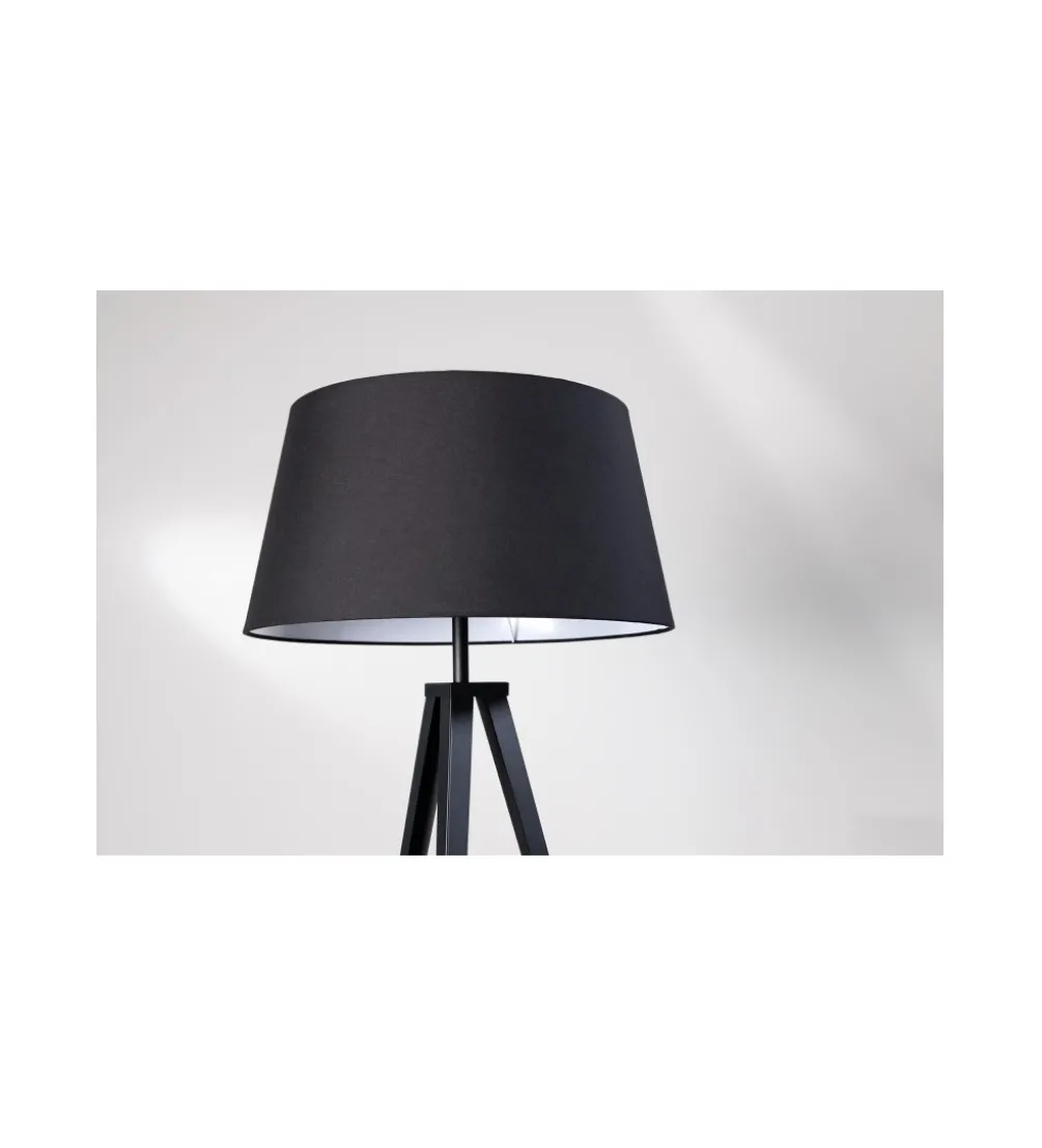 Lampa podłogowa Morella 122 cm srebrna