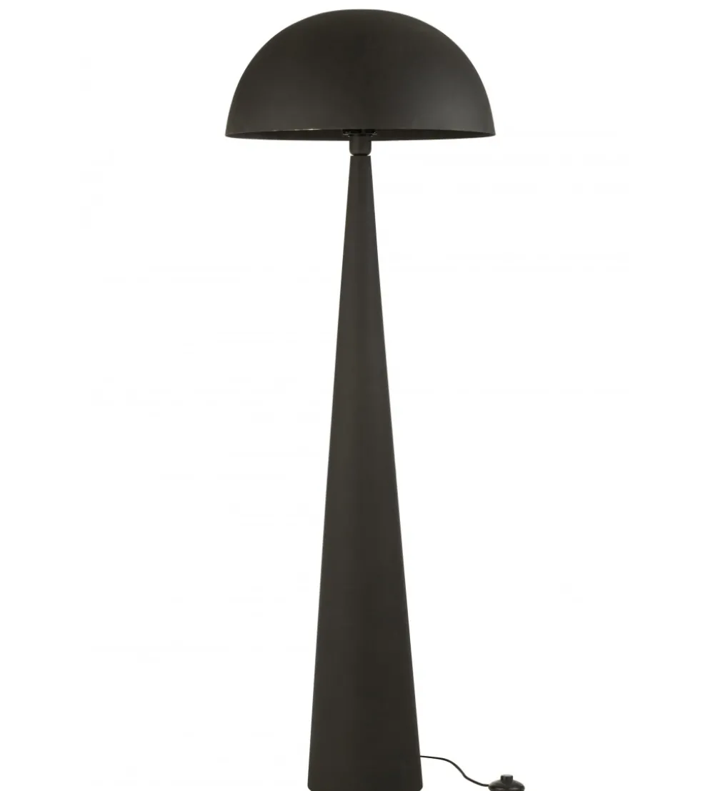 Lampa podłogowa Mushroom 148 cm czarna