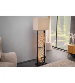 Lampa podłogowa OMAR 165 cm beżowa