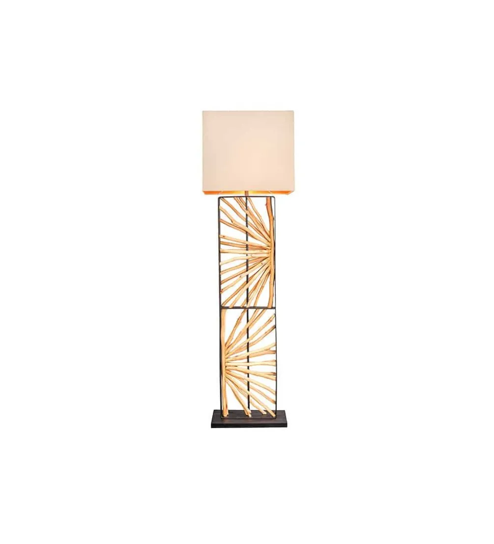 Lampa podłogowa OMAR 165 cm beżowa