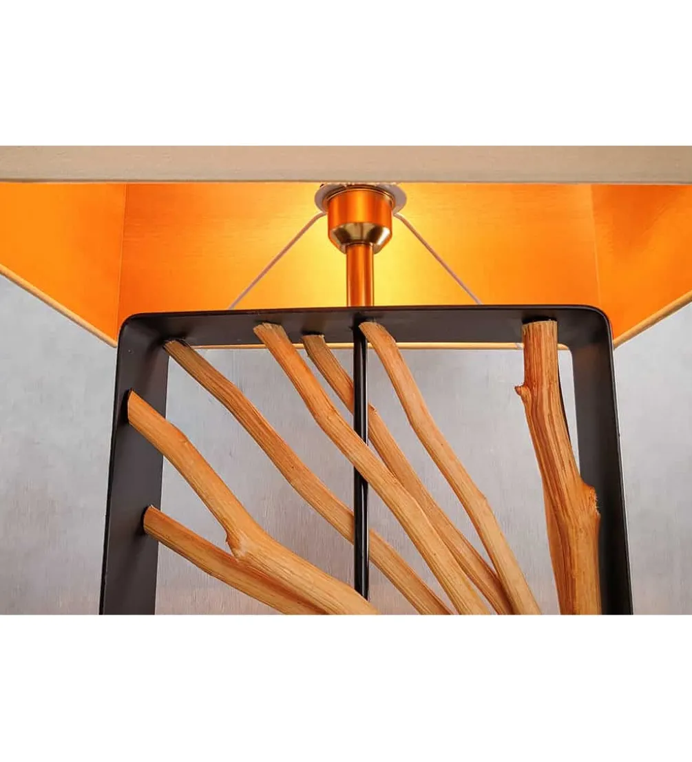 Lampa podłogowa OMAR 165 cm beżowa