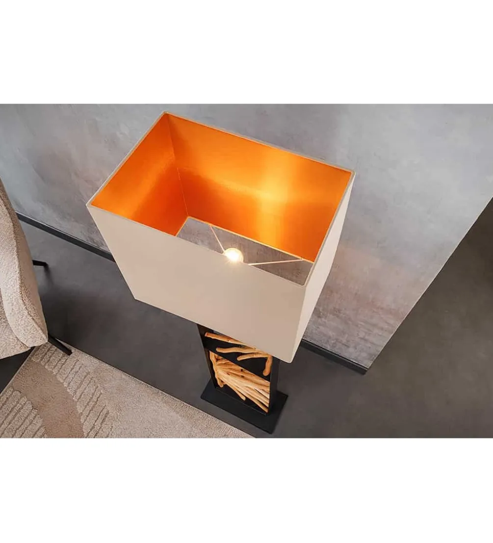 Lampa podłogowa OMAR 165 cm beżowa