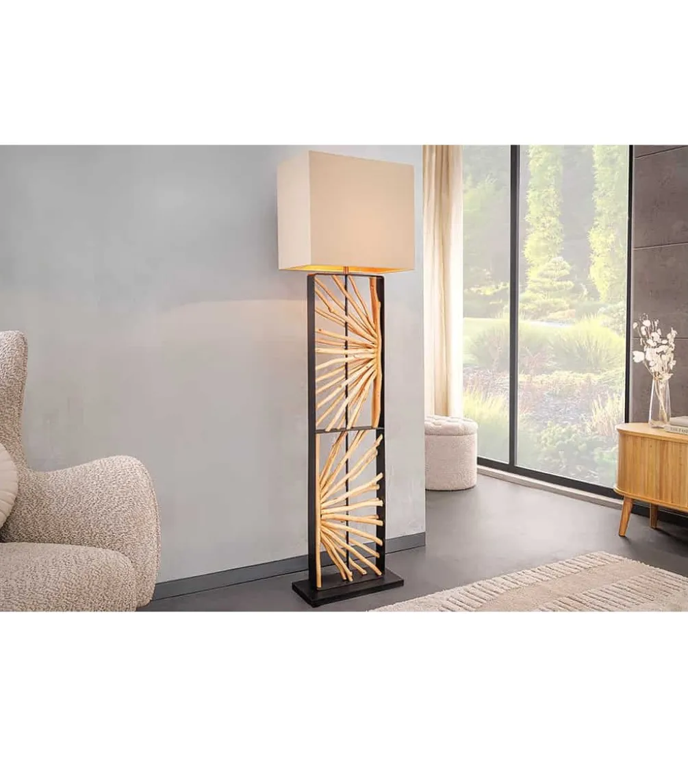 Lampa podłogowa OMAR 165 cm beżowa