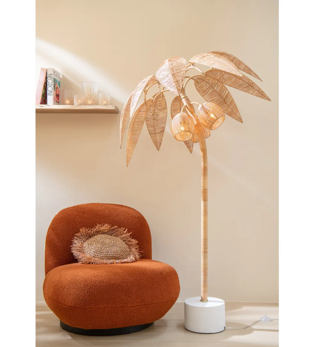 Lampa podłogowa PALMA KOKOSOWA 200 cm naturalna