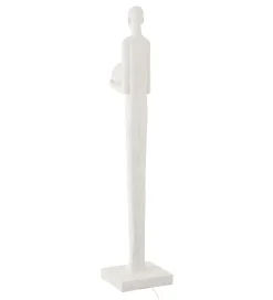 Lampa podłogowa PERSON 151 cm biała