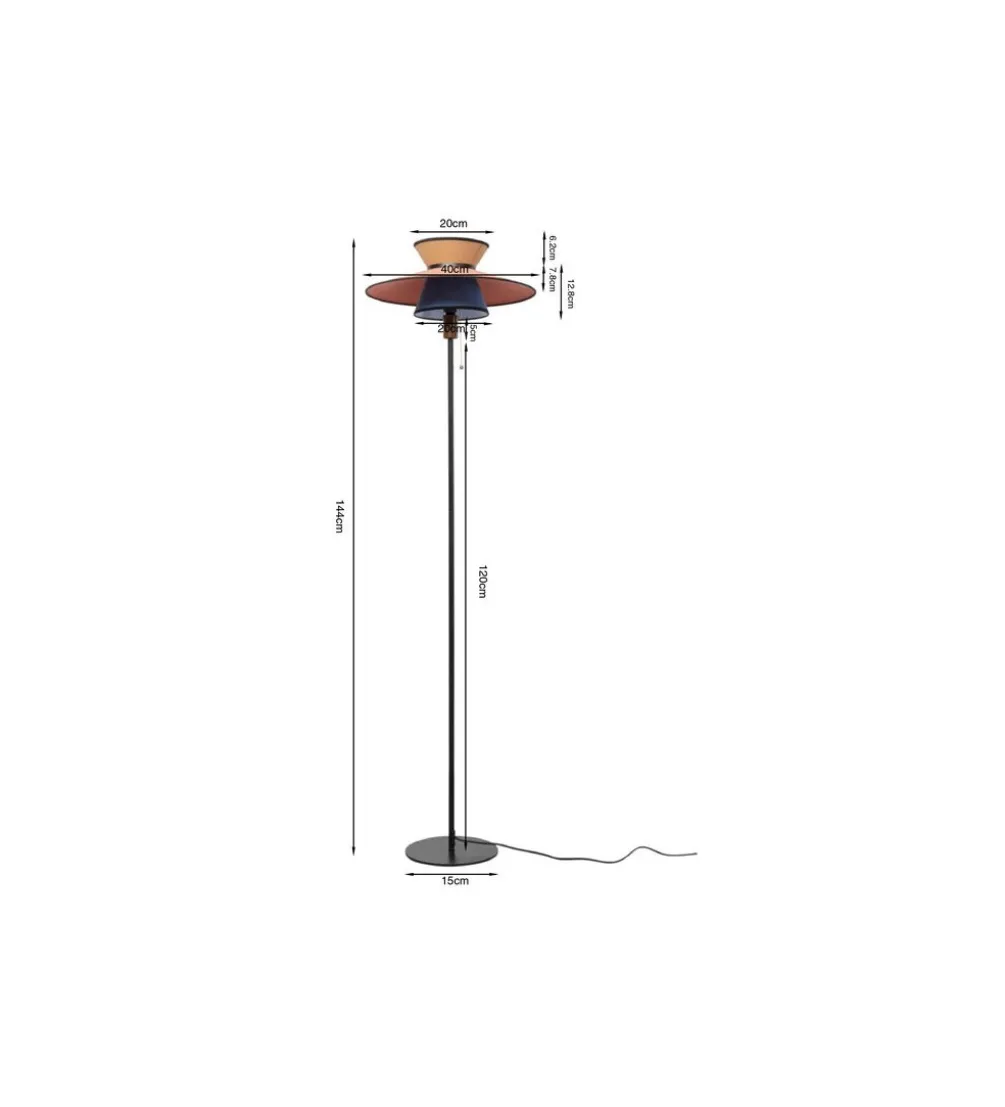 Lampa podłogowa RIVA 160 cm