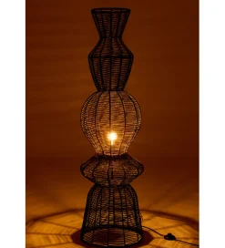 Lampa podłogowa ROPEAN 135 cm czarna
