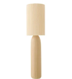Lampa podłogowa RUTH 91 cm ceramika karmelowa