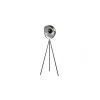 Lampa podłogowa Studio 146 cm czarno srebrna