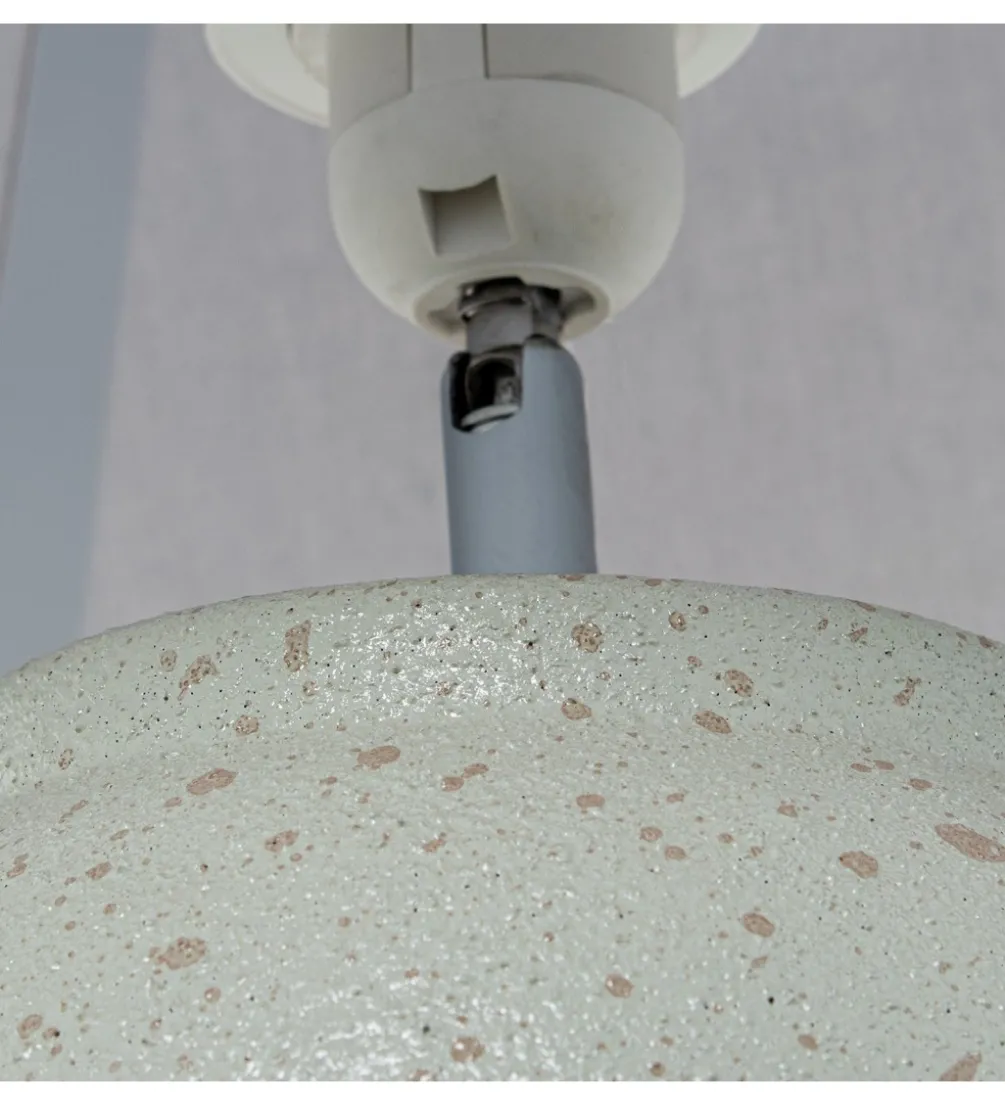 Lampa stołowa ABARMAL 57 cm ceramika antyczna biel