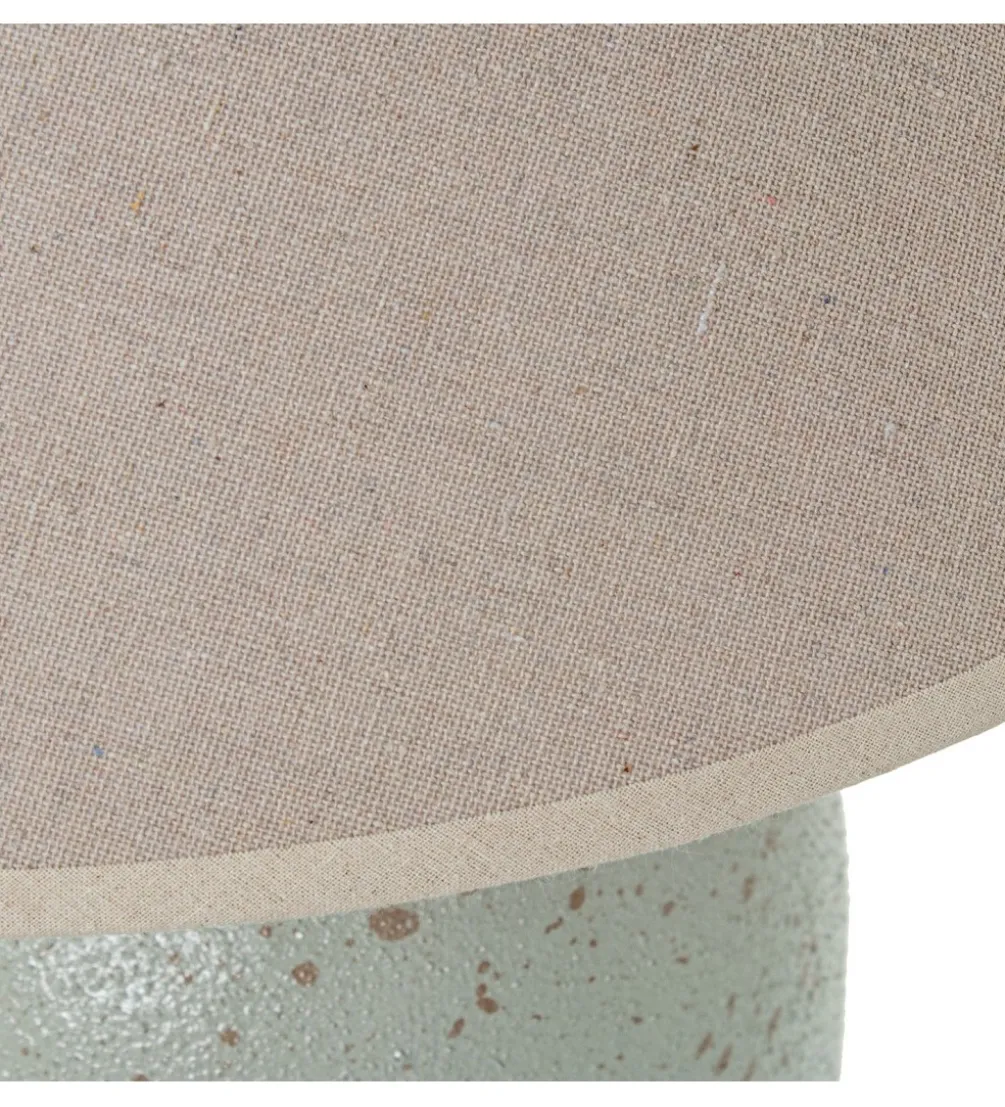 Lampa stołowa ABARMAL 57 cm ceramika antyczna biel