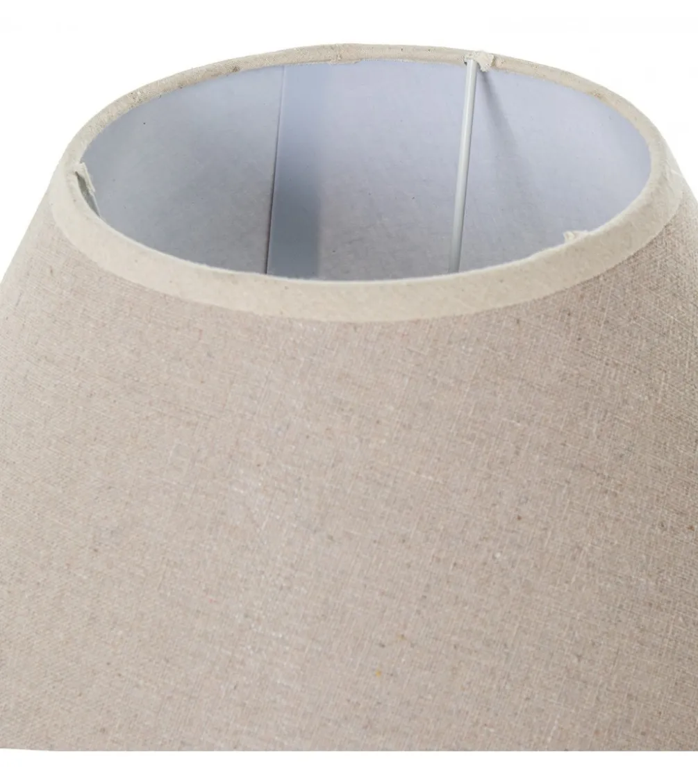 Lampa stołowa ABARMAL 57 cm ceramika antyczna biel
