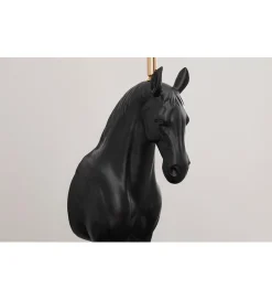 Lampa stołowa Animal Horse 75 cm czarna