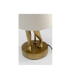Lampa stołowa Animal Rabbit 50 cm złoto biała