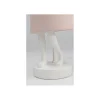 Lampa stołowa Animal Rabbit 50 cm biało różowa