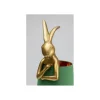 Lampa stołowa Animal Rabbit 68 cm złoto zielona