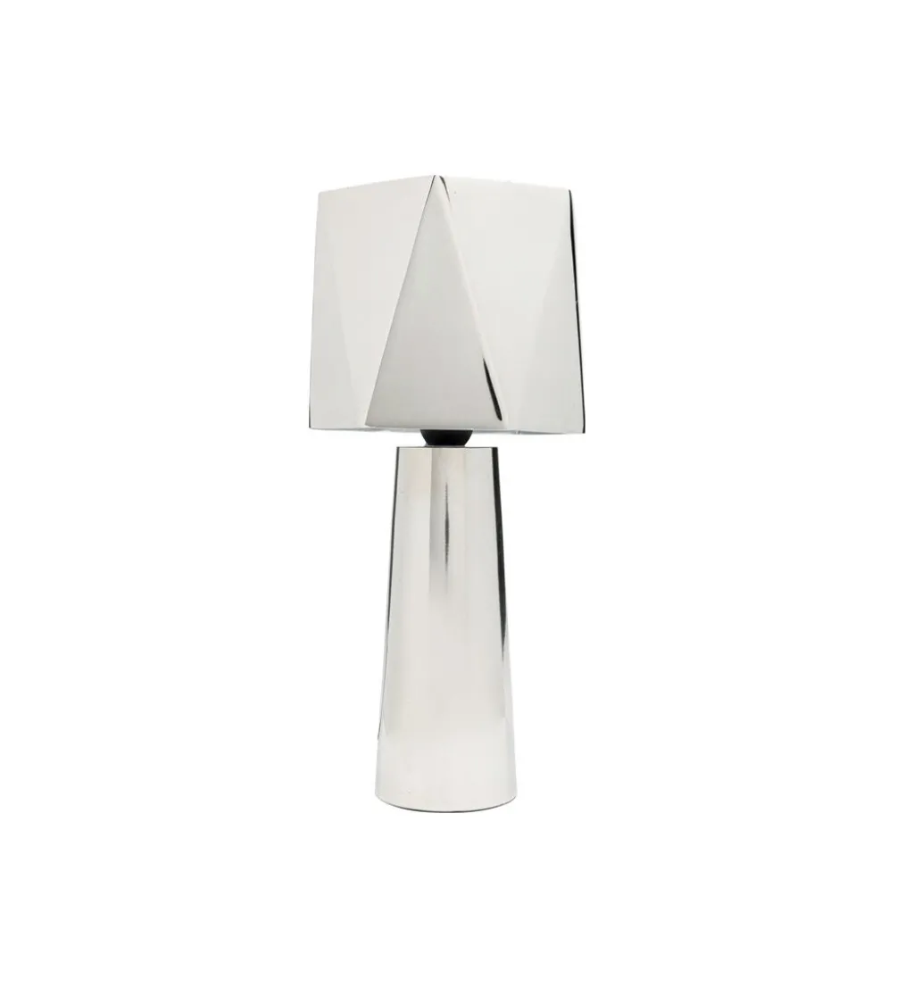 Lampa stołowa BOLLIE 33 cm czerwona