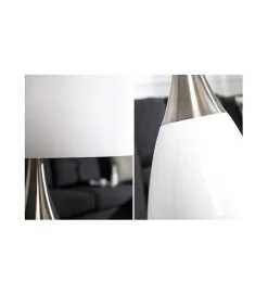 Lampa stołowa Carla 60 cm biała