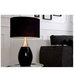 Lampa stołowa Carla 60 cm czarna