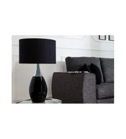 Lampa stołowa Carla 60 cm czarna