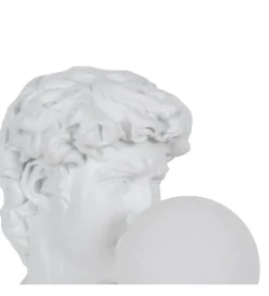 Lampa stołowa DAPH 30 cm biała