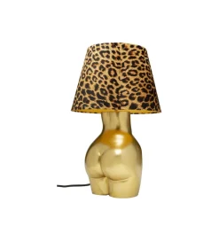 Lampa stołowa DONNA LEO 48 cm złota