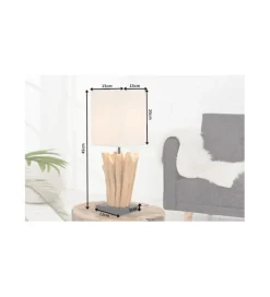 Lampa Stołowa Driftwood Euphoria biała