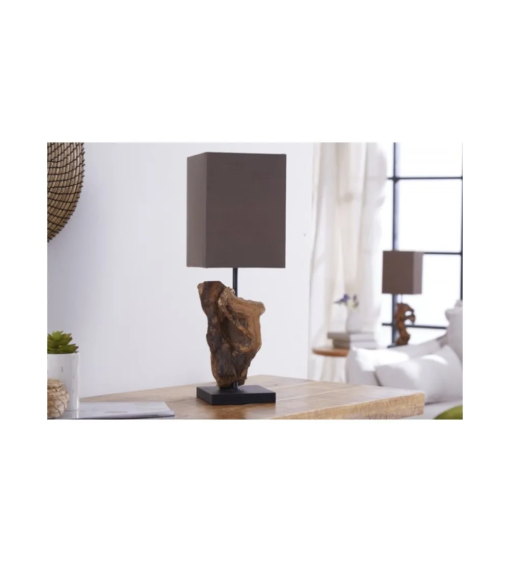 Lampa stołowa Driftwood Hypnotic brown