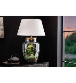 Lampa stołowa GLASI 50 cm transparentna
