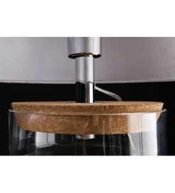 Lampa stołowa GLASI 50 cm transparentna