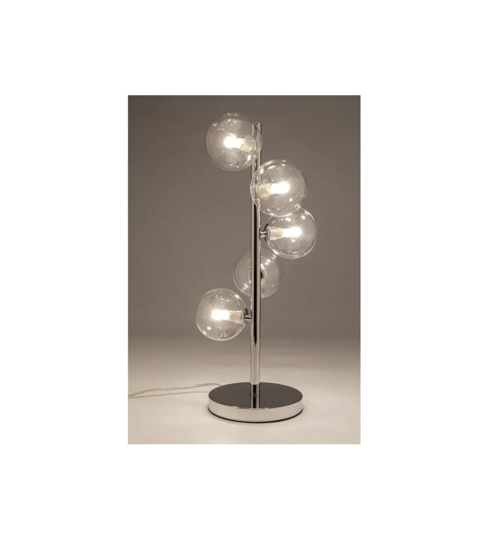 Lampa stołowa SCALA BALLS 54 cm chromowana