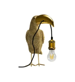 Lampa stołowa TOUCAN 42 cm złota