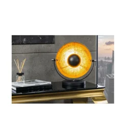 Lampa Studio 40cm Czarno Złota