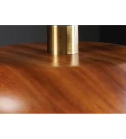 Lampa wisząca ALVA 25 cm drewno akacja