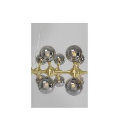 Lampa wisząca ATOMIC BALLS 140 cm złota