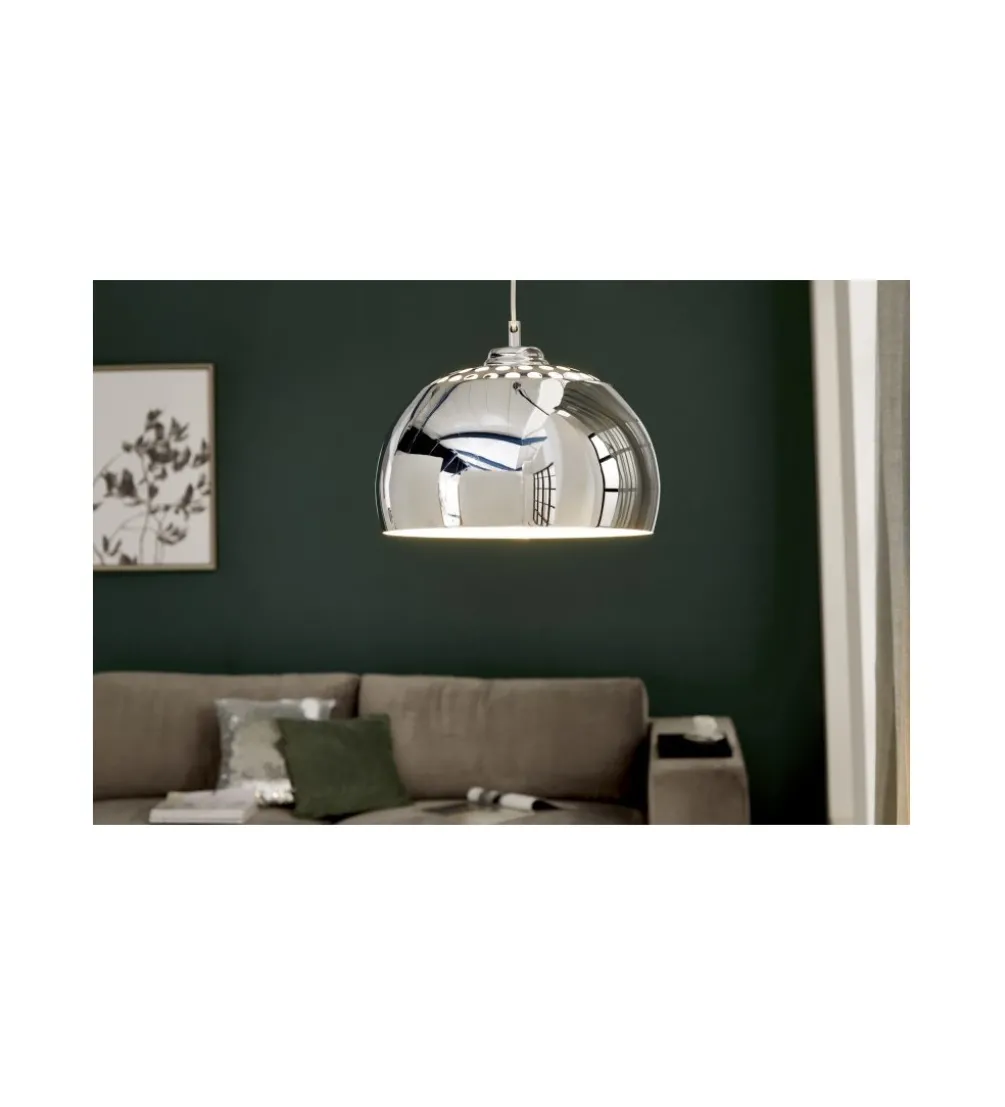 Lampa wisząca Ball Light Chrom 35 cm srebrna