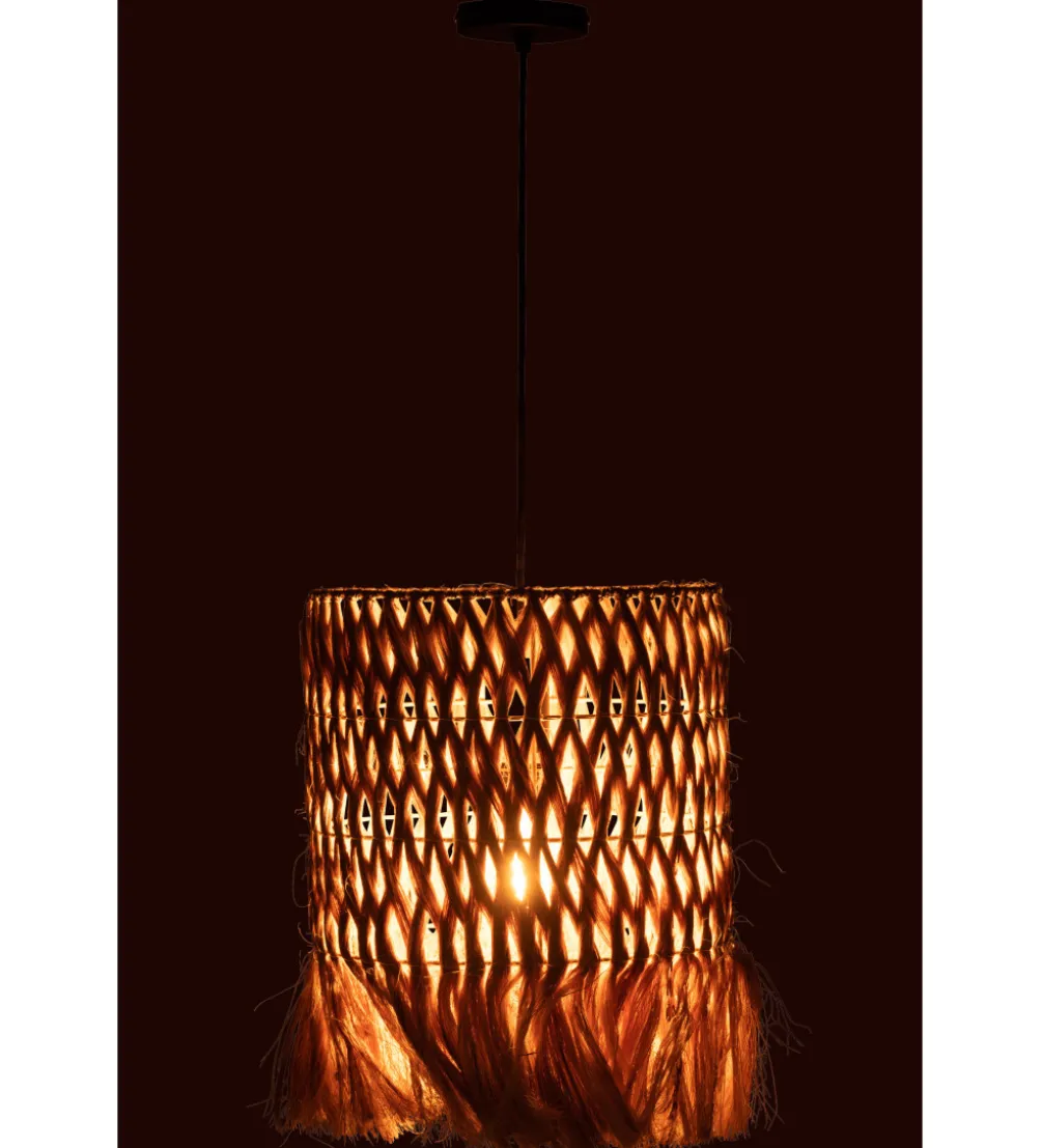 Lampa wisząca BANANOWA 40 cm naturlna
