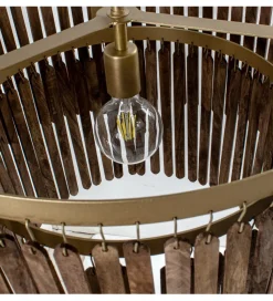 Lampa wisząca BATERA 60 cm naturalna